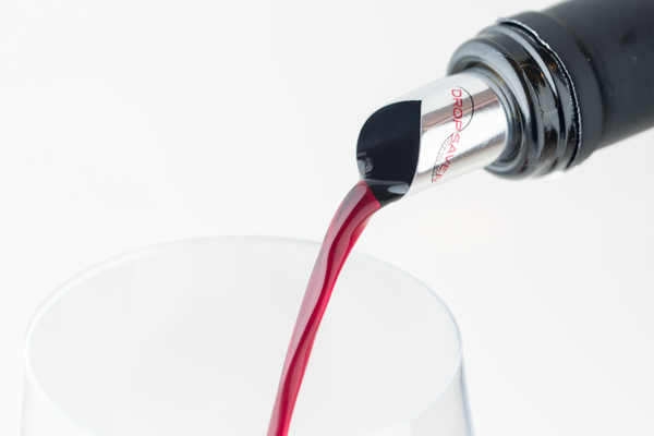 The art of pouring wine with bottle pourers from DROPSAVER