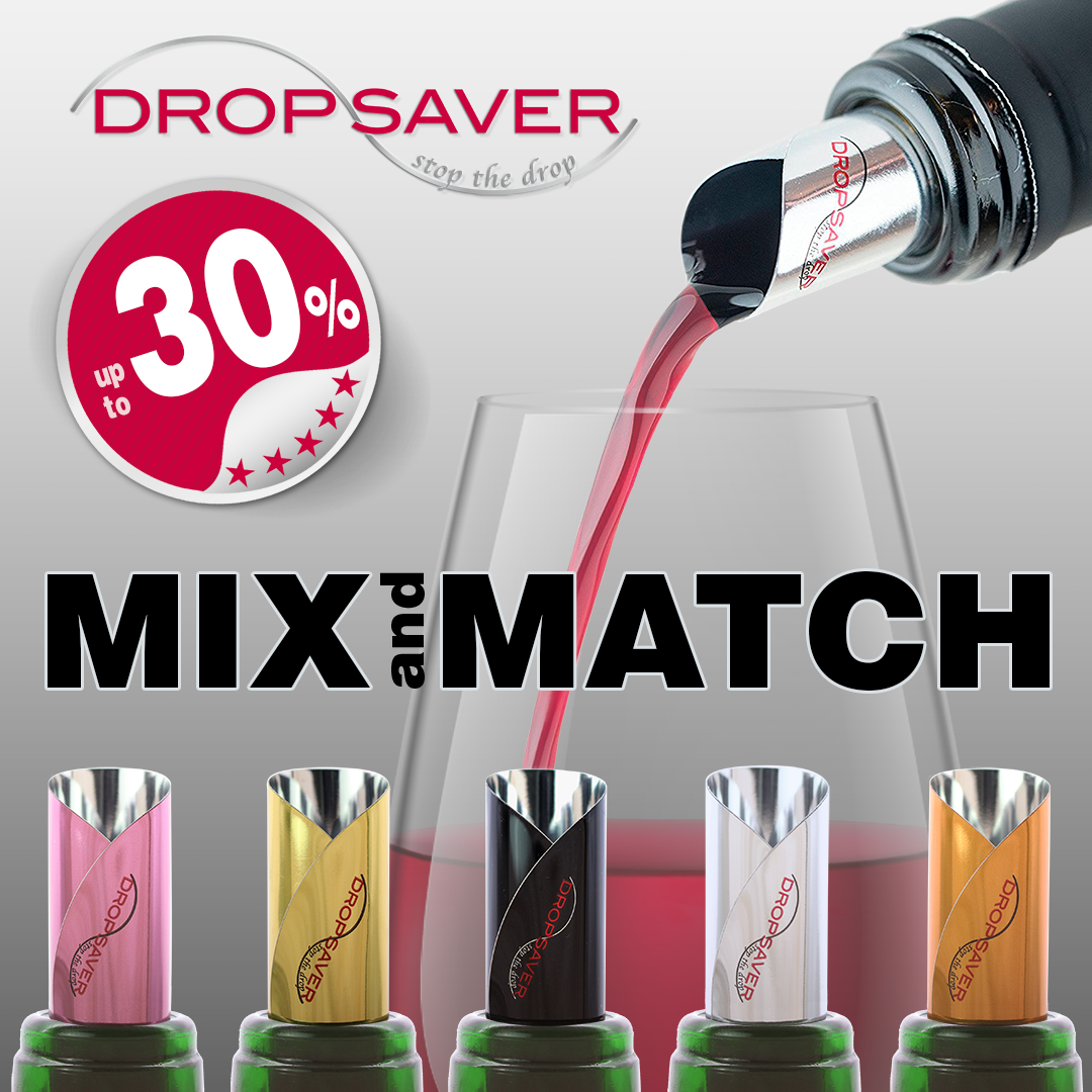 Weinausgießer DROPSAVER MIX  and Match | Spare bis zu 30 %